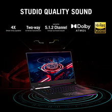 Load image into Gallery viewer, ASUS ROG Strix Scar 15 (2022) Gaming Laptop, 15.6” 300Hz IPS FHD Display, NVIDIA GeForce RTX 3070 Ti,Intel Core i9 12900H, 16GB DDR5, 1TB SSD, Per-Key RGB Keyboard, Windows 11 Home, G533ZW-AS94
