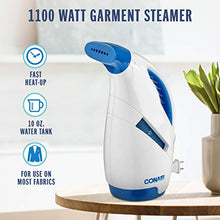 Load image into Gallery viewer, Conair GS27CS Complete Steam Hand Held Fabric Steamer with CordReel, White
