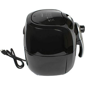 Brentwood Electric Air Fryer 1400-Watt, Timer & Temp. Control, 3.7 Quart, Black