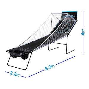 Franklin Sports Whirl-Ball Arcade Game - 4 Arcade Balls and Over 5ft Ramp - Game Room Ready - Kid and Family Fun All Game Night!