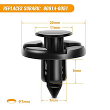 Load image into Gallery viewer, GOOACC 100PCS 7mm 8mm 10mm Compatible with Subaru Push Type Retainer Fasteners Rivets Clips OEM Upgrade for 90914-0007, 90913-0067 &amp; 90914-0051 + Bonus Fastener Remover
