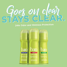 Load image into Gallery viewer, Ban Powder Fresh 24-hour Invisible Antiperspirant, 3.5oz Roll-on Deodorant for Women and Men, Underarm Wetness Protection, with Odor-fighting Ingredients (4 Pack)
