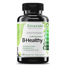 Load image into Gallery viewer, Emerald Labs B-Healthy with Biotin, Vitamin B12 and More to Support Energy and Immune Health and Support a Decrease Stress and Fatigue - 60 Vegetable Capsules

