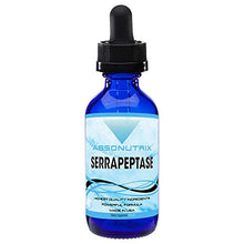 Load image into Gallery viewer, Absonturix Serrraptase Enzyme 120 Servings-4 Fl Oz-Serratiopeptidase Activity units-Anti oxidant 250000 spu per serving-Easy Absorption New Improved Formula Made in USA
