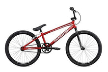 Load image into Gallery viewer, Mongoose Title 24 BMX Race Bike with 24-Inch Wheels in Red for Beginner or Returning Riders, Featuring Lightweight Tectonic T1 Aluminum Frame and Internal Cable Routing

