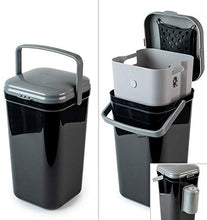 Load image into Gallery viewer, PetFusion Portable Outdoor Pet Waste Disposal. Innovative Dog Waste Station with Locking Handle, Universal Dog Poop Bag Holder, Complimentary Deodorizer &amp; 5 Waste Bags Incl. 12 Month Warranty
