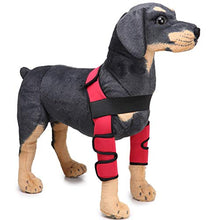 Load image into Gallery viewer, Alician 1 Pair Dogs Care Kneepad Leggings Pet Protector Surgery Injury Protective Cover  Blue S
