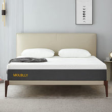 Load image into Gallery viewer, Molblly 12 Inches Queen Size Mattress, Gel Memory Foam Mattress in a Box, Back Pain Relief ＆ Cool Bed,10-Year Support Mattress, Ultimate Motion Isolation, Fiberglass Free, Premium Queen Bed
