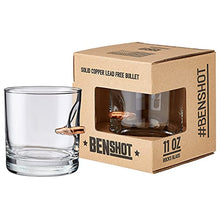Load image into Gallery viewer, The Original BenShot Bullet Rocks Glass with Real .308 Bullet - 11oz | Made in the USA

