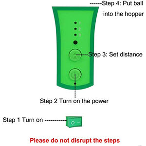 IDOGMATE Small Interactive Ball Launcher with Rechargeable, Automatic Dog Ball Thrower for Mini Dog (Small Machine with 3 Balls)