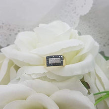 Load image into Gallery viewer, Dazzlingrock Collection 0.45 Carat (ctw) 10K Black &amp; White Diamond Men's Hip Hop Pinky Ring 1/2 CT, Yellow Gold, Size 7
