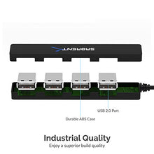 Load image into Gallery viewer, Sabrent 4 Port Portable USB 2.0 Hub (9.5&quot; Cable) for Ultra Book, MacBook Air, Windows 8 Tablet PC (HB-MCRM)
