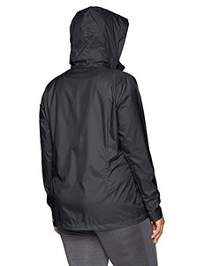 Columbia Women's Switchback III Adjustable Waterproof Rain Jacket, Black, Medium