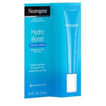 Load image into Gallery viewer, Neutrogena Hydro Boost Hydrating Gel Eye Cream with Hyaluronic Acid, Dermatologist Recommended Water Gel Under-Eye Cream, Oil-, Dye- &amp; Fragrance Free, 0.5 fl. oz
