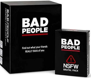 Bad People Game + NSFW Expansion - Find Out What Your Friends Really Think About You