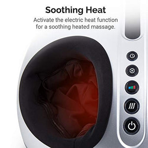 InstaShiatsu Heated Foot Massager - truMedic IS-4000 - Stress + Tension Relief - 3 Modes + 3 Intensity Settings