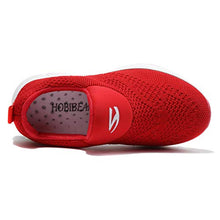 Load image into Gallery viewer, Kids Boys Girls Running Shoes Comfortable Fashion Light Weight Slip on Cushion Red, 12 Little Kid
