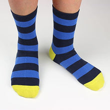 Load image into Gallery viewer, COTTON DAY Boys Fun Novelty Design Socks Bright Colors Pack of 5 (sharks L: Shoe Size 13.5-3.5)
