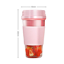 Load image into Gallery viewer, Ulgoo Portable Blender Mini Personal Mixer With USB Rechargeable Juicer Smoothie Blender Smoothie Maker Cordless BPA Free Small Juicer for Home Outdoors (Pink)
