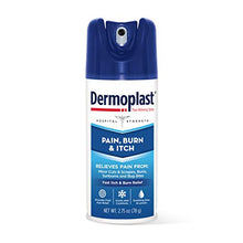 Load image into Gallery viewer, Dermoplast Pain, Burn &amp; Itch Relief Spray for Minor Cuts, Burns and Bug Bites, 2.75 Oz (Packaging May Vary)
