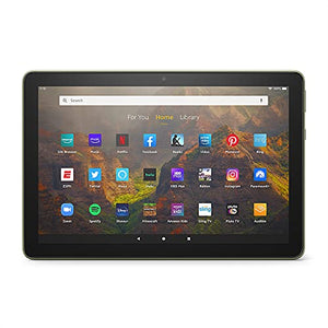 Fire HD 10 tablet, 10.1", 1080p Full HD, 32 GB, latest model (2021 release), Olive