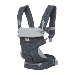 Ergobaby Carrier, 360 All Carry Positions Baby Carrier, Starry Sky Grey