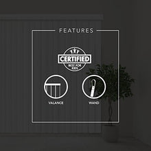 Load image into Gallery viewer, CHICOLOGY Vertical Blinds , Door Blinds , Blinds &amp; Shades , Blackout Blinds ,Window Shade , Vertical Blinds for Sliding Doors , Sliding Blinds Oxford White (High Quality Vinyl) 78"W X 84"H
