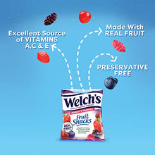 Load image into Gallery viewer, Welch's Fruit Snacks, Berries 'n Cherries, Gluten Free, Bulk Pack, 0.9 Ounce - 40 Count (Pack of 1)
