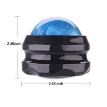 Load image into Gallery viewer, Manual Massage Ball Pain Relief Back Roller Massager Self Massage Therapy and Relax Full Body Tools for Sore Muscle Joint Pain Essential Oils or Lotion Relax (Blue)
