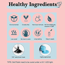 Load image into Gallery viewer, Lavender Violets 38pcs Gel Nail Polish Kit with UV Light 24W LED Nail Lamp, 27 Colors Spring Gel Polish Kit, Red Pink Gel Nail Kit with No Wipe Glossy &amp; Matte Top Base Coat and Manicure Tools W973
