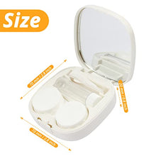 Load image into Gallery viewer, Sihuuu Colorful Contact Lens Travel Box with Case,Solution Bottle,Tweezers,Stick,Good for Travel, Home, Outdoor, Mini Contact Lens Soak Storage Kit
