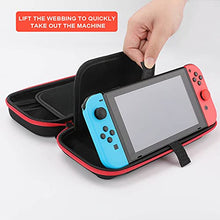 Load image into Gallery viewer, MUTAY Carrying Case for Nintendo Switch Cartoon Furniture Portable Protective Case for Switch Lite Switch Accessories Bundle Portable Travel Bag with 20 Game Storage Compatible
