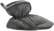 Load image into Gallery viewer, Hudson Baby Unisex Cozy Fleece Booties, Dark Gray, 6-12 Months
