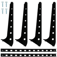 Load image into Gallery viewer, VEVOR Surfboard Rack, 2 Tiers Wakeboard Rack, 50lbs Capacity Surfboard Rack for Wall, Surfboard Wall Mount Holds 2 Boards, Adjustable Surfboard Wall Rack w/Steel Structure, Horizontal Surfboard Stand
