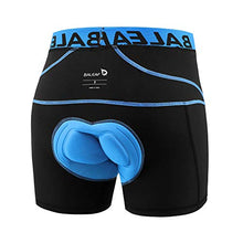 Load image into Gallery viewer, BALEAF Men's Bike Cycling Underwear Shorts 3D Padded Bicycle MTB Liner Shorts (Blue, M)
