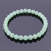 Load image into Gallery viewer, jennysun2010 Handmade Natural Green Aventurine Gemstone Smooth Round Loose Beads 6mm Stretchy Bracelet Healing  7'' Inches Wrist ( 30pcs Beads in The Bracelet )

