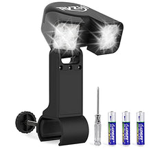 Load image into Gallery viewer, RVZHI Grill Light for BBQ, Gifts for Men Father, 180° Durable Flexible Barbecue Light for Night Outdoor, 10 Super Bright LED Lamps Grill Lighting Accessories for Grill Handle, Included 3 Battery
