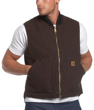 Load image into Gallery viewer, CarharttmensArctic-Quilt Lined Duck Vest (Big &amp; Tall)BrownX-Large/Tall
