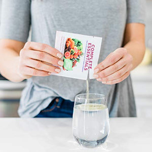 Optivida Health — Fruit & Vegetable Complete Essentials — Dietary Supplement with Whole Foods, Vitamins & Minerals — Organic, Non-GMO Probiotics and Immune System Booster — 30 Day Supply