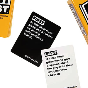 First & Last – The Party Game for Competitive People to Stay Hydrated – by The Creators of Buzzed