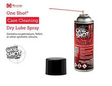 Load image into Gallery viewer, Hornady One Shot Case Lube, 5 oz – Aerosol Dry Lube, with DynaGlide Plus – Clean, Non-Sticky and Easy to Use – Contains No Petroleum, Won't Contaminate Powder or Primers
