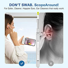 Load image into Gallery viewer, ScopeAround Ear Wax Removal Camera, Visual Ear Cleaner with 5&quot; IPS Screen, Digital Otoscope with Ear Cleaning Tool, 32G Card, HD Video Ear Scope Supports Photo Snap and Video Recording
