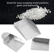 Load image into Gallery viewer, runaty 3PCS Jewelry Shovel, Jewelry Diamond Tweezer Beads Scoop and Mini Shovel Handy for Pearls Gemstones Pick Up Beads Sorting Supplies Tools
