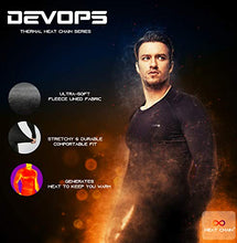 Load image into Gallery viewer, DEVOPS Men's Thermal Compression Pants, Athletic Leggings Base Layer Bottoms (2 Pack) (2X-Large, Black/Black)
