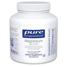 Load image into Gallery viewer, Pure Encapsulations Magnesium (Glycinate) | Supplement to Support Stress Relief, Sleep, Heart Health, Nerves, Muscles, and Metabolism* | 180 Capsules
