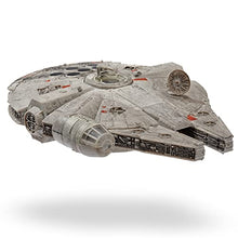 Load image into Gallery viewer, STAR WARS MICRO GALAXY SQUADRON Assault Class Millennium Falcon - 7-Inch Vehicle with 1-Inch Han Solo, Chewbacca, Princess Leia and OBI-Wan Kenobi Micro Figures
