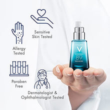 Load image into Gallery viewer, Vichy Mineral 89 Eyes Serum with Caffeine and Hyaluronic Acid, Lightweight Under Eye Cream Gel to Smooth Fine Lines and Hydrate Eye Area, Suitable for Sensitive Skin &amp; Fragrance Free
