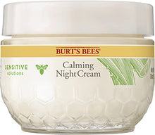 Load image into Gallery viewer, Face Cream, Burt's Bees Night Facial Lotion for Sensitive Skin, Natural Skin Care, 1.8 Ounce (Packaging May Vary)
