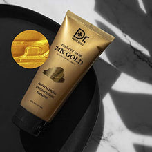 Load image into Gallery viewer, Dr. Wellness 24K Gold Peel Off Face Mask, Blackhead Remover, Pore Minimizer, Revitalizing and Brightening Face Mask - 6 Oz Squeeze Bottle
