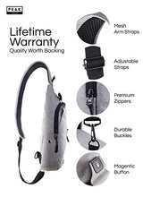 Load image into Gallery viewer, Peak Gear Sling Compact Crossbody Backpack and Day Bag - w/Lifetime Lost &amp; Found ID
